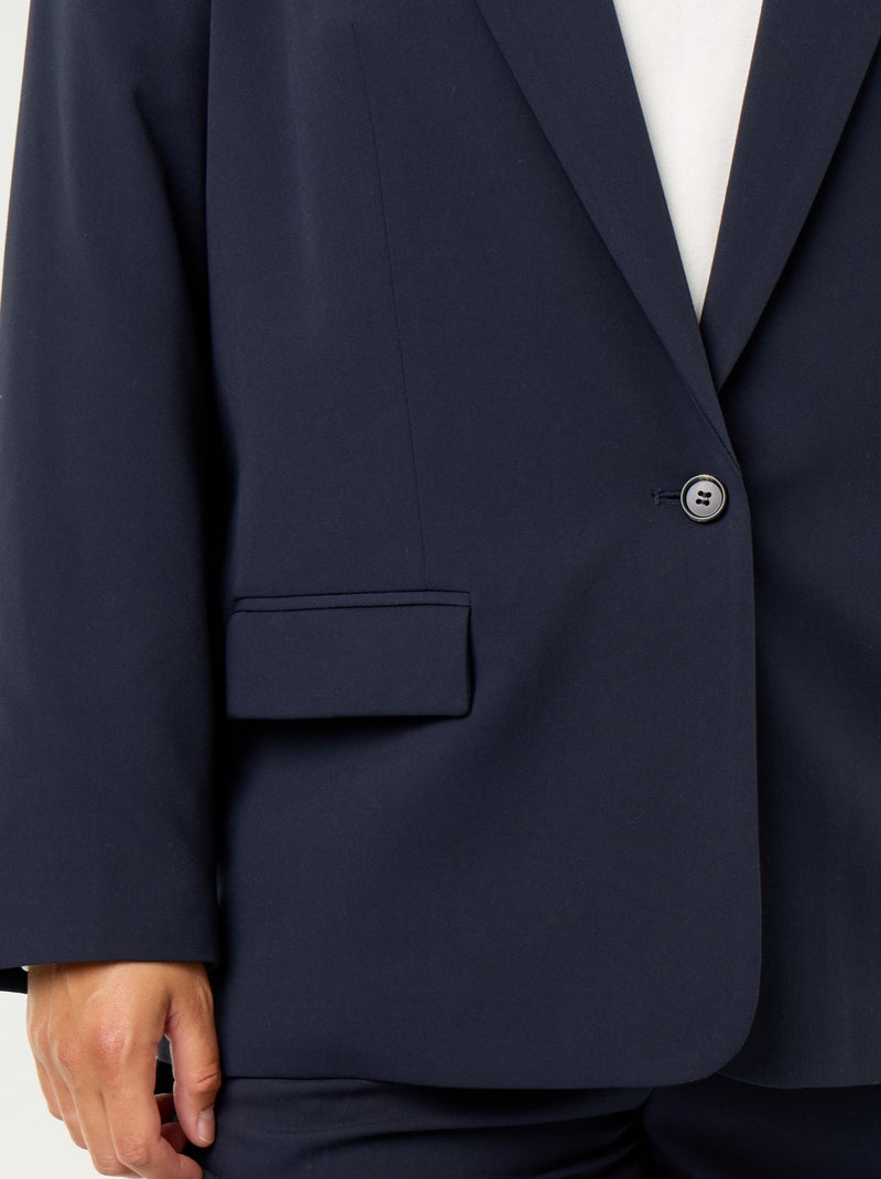 Giacca lunga sartoriale Blu - Kiabi