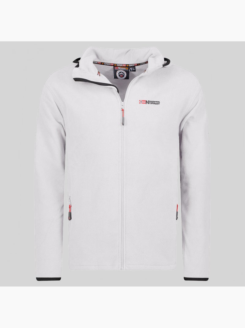 Giacca micro-pile con cappuccio unicia – geographical norway Bianco - Kiabi