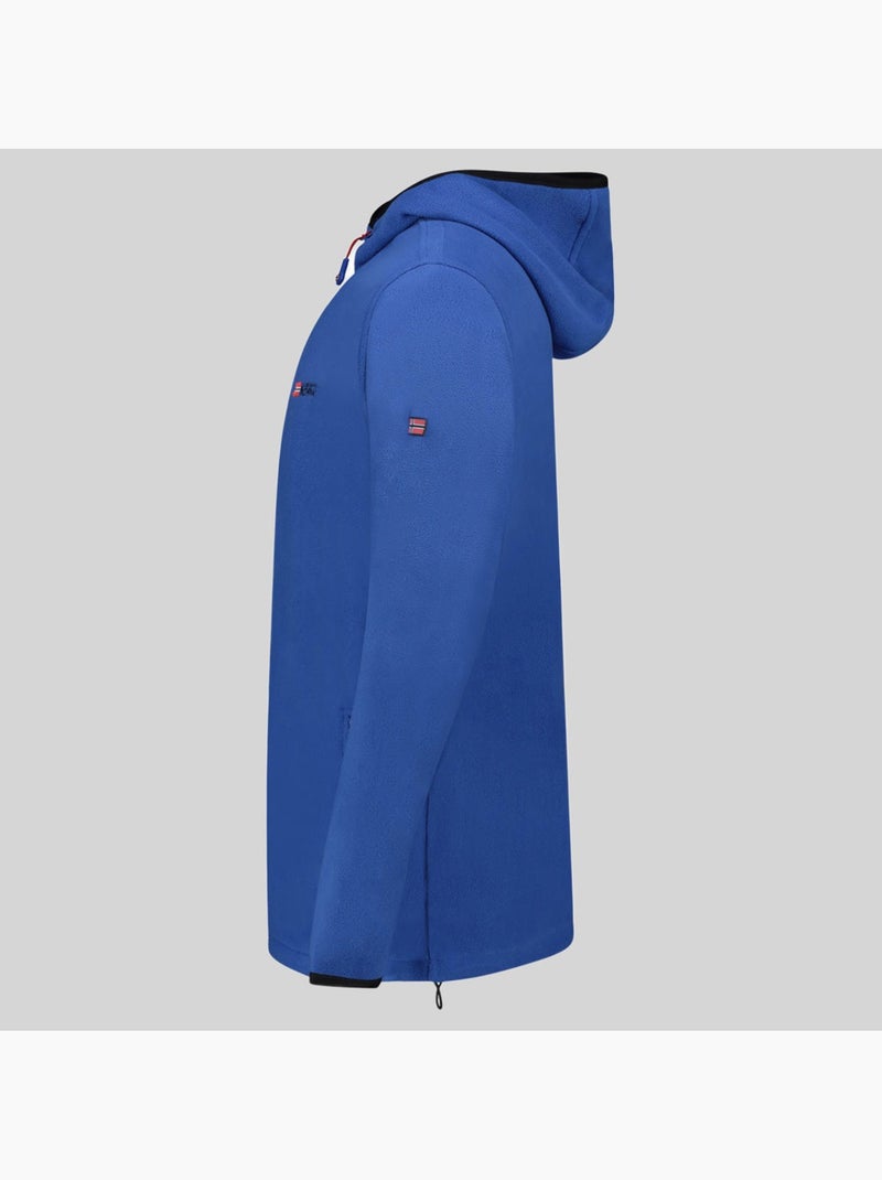Giacca micro-pile con cappuccio unicia – geographical norway Blu reale - Kiabi