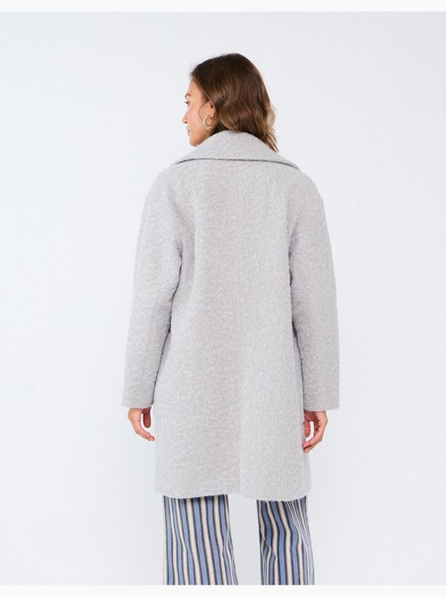 Giacca midi effetto bouclé, mo fashion - Kiabi Giacca midi effetto bouclé, mo fashion - Kiabi