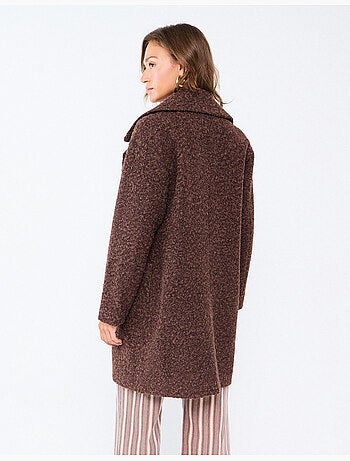 Giacca midi effetto bouclé, mo fashion