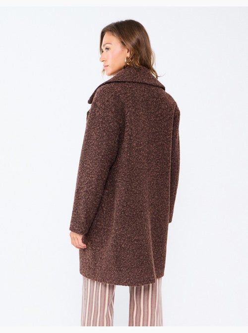 Giacca midi effetto bouclé, mo fashion - Kiabi Giacca midi effetto bouclé, mo fashion - Kiabi