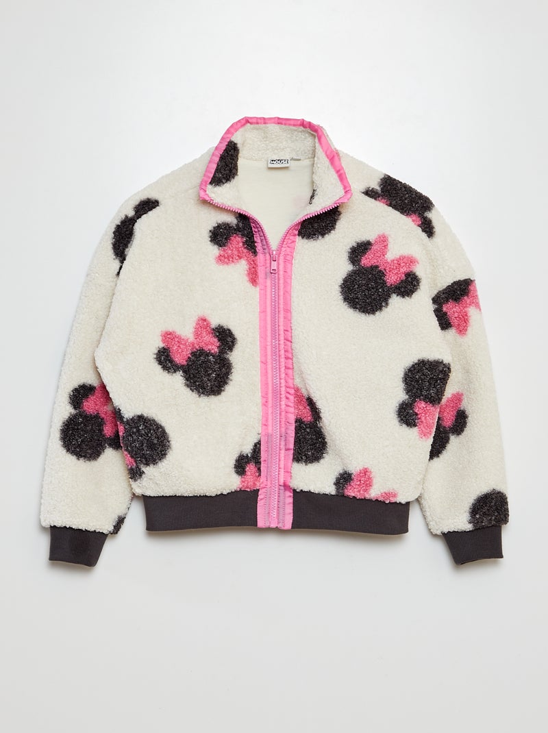 Giacca 'Minnie' 'Disney' effetto sherpa BEIGE - Kiabi