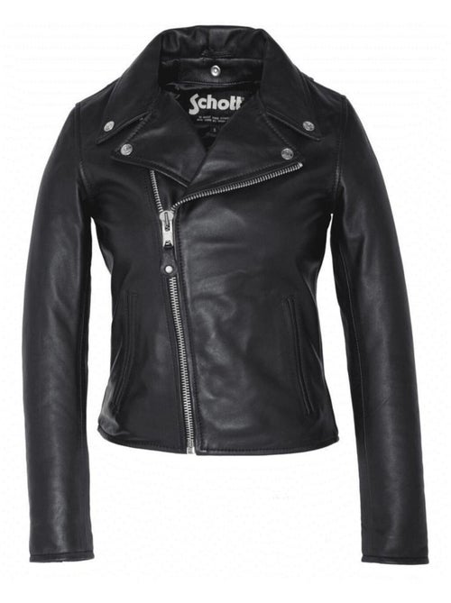 Giacca Moto Donna Schott in Pelle - Kiabi