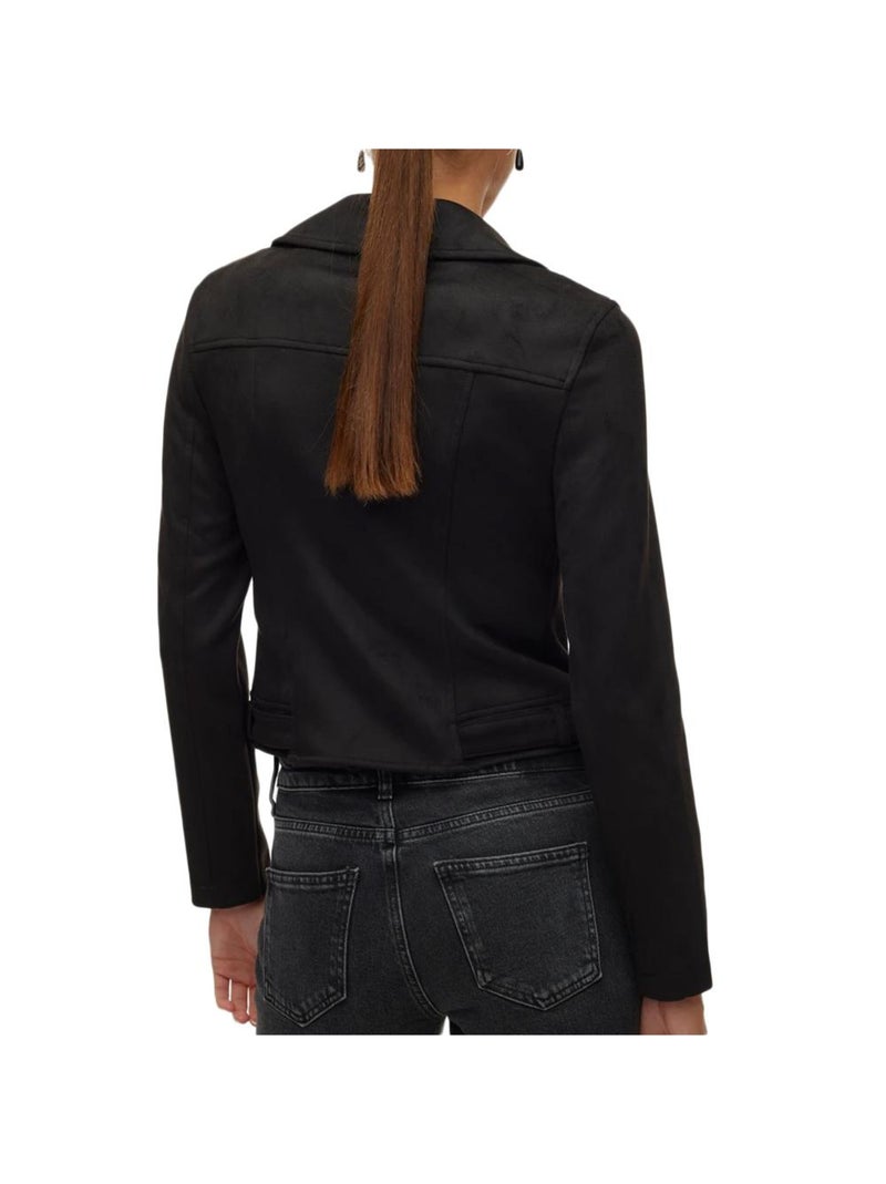 Giacca Moto Donna Vero Moda Nero - Kiabi