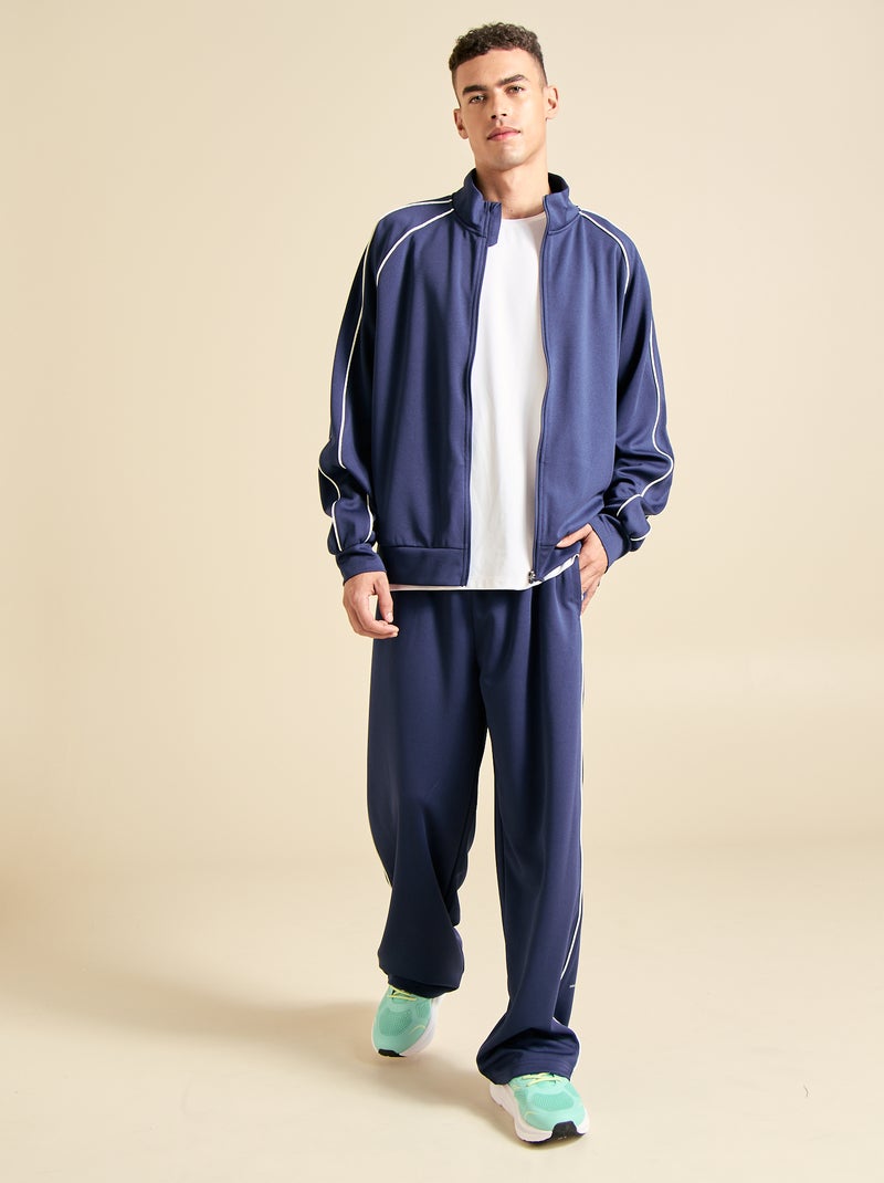 Giacca multisport con zip - (ekstract) Blu - Kiabi