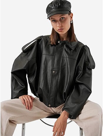 Giacca oversize con zip bdart