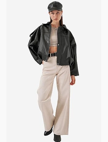 Giacca oversize con zip bdart