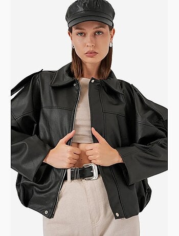 Giacca oversize con zip bdart