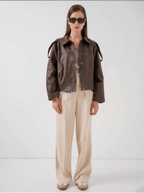 Giacca oversize con zip bdart - Kiabi