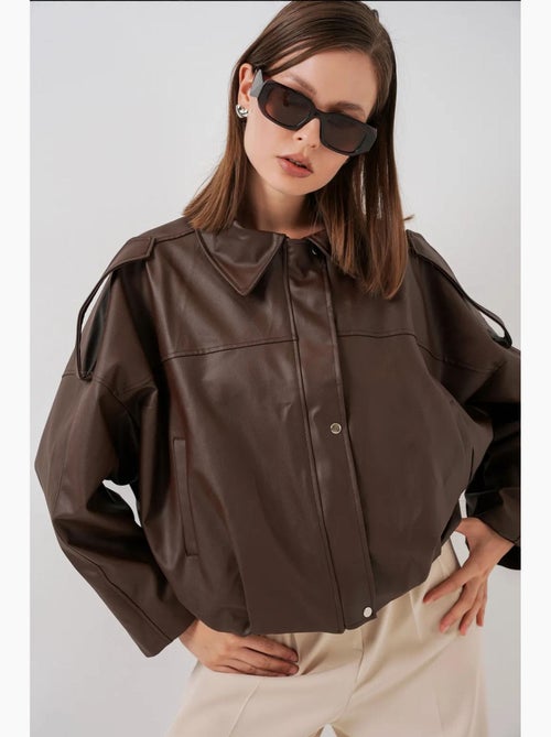 Giacca oversize con zip bdart - Kiabi