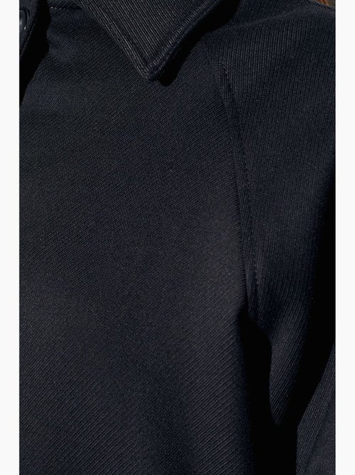 Giacca oversize in tessuto intrecciato effetto peluche con bottoni dilvin - Kiabi