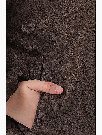Giacca oversize in velluto con zip e tasche bdart