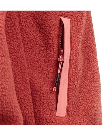 Giacca pile escursionismo donna donna carezza-w brick