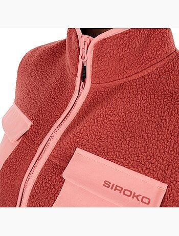 Giacca pile escursionismo donna donna carezza-w brick