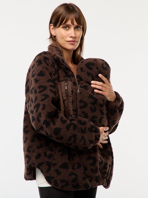 Giacca premaman effetto montone - Kiabi