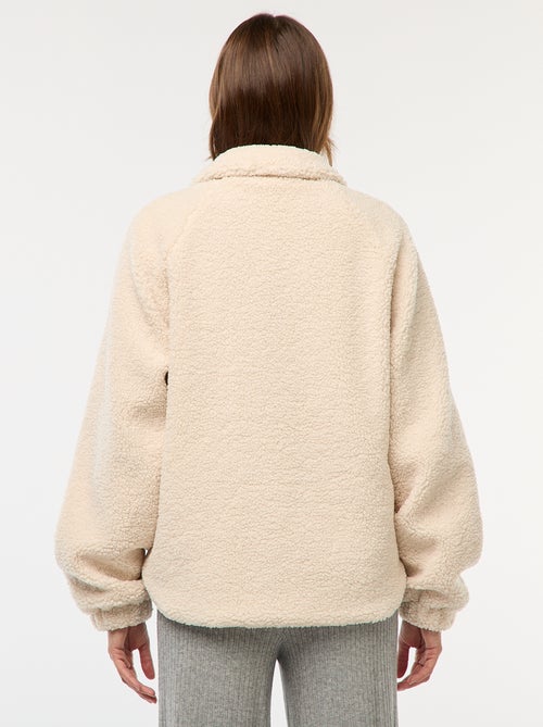 Giacca premaman effetto montone - Kiabi