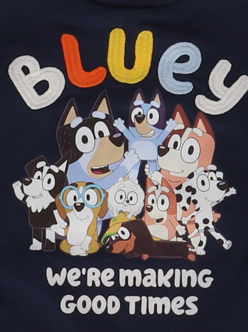 Giacca ricamata 'Bluey' in felpa e cotone Blu - Kiabi