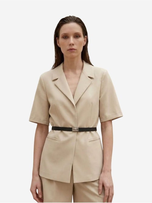 Giacca sartoriale con cintura e collo a scialle my fashion - Kiabi