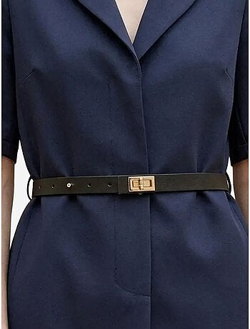 Giacca sartoriale con cintura e collo a scialle my fashion