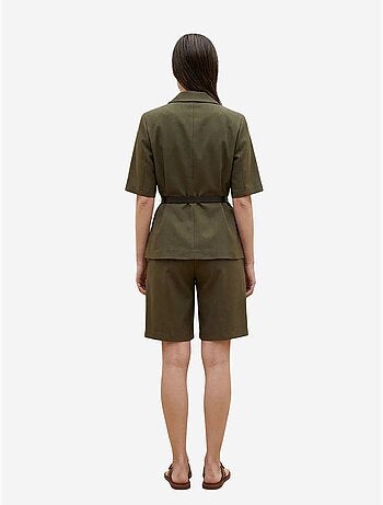 Giacca sartoriale con cintura e collo a scialle my fashion