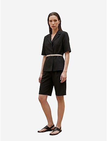 Giacca sartoriale con cintura e collo a scialle my fashion
