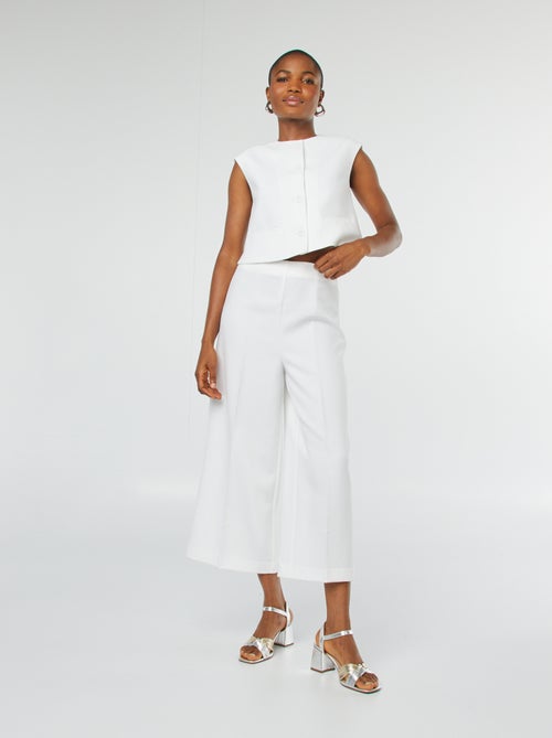 Giacca senza maniche con apertura con bottoni - Kiabi