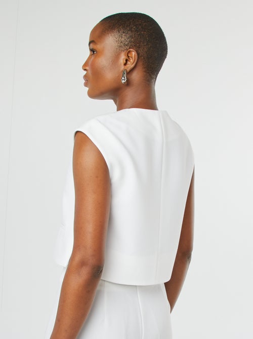 Giacca senza maniche con apertura con bottoni - Kiabi