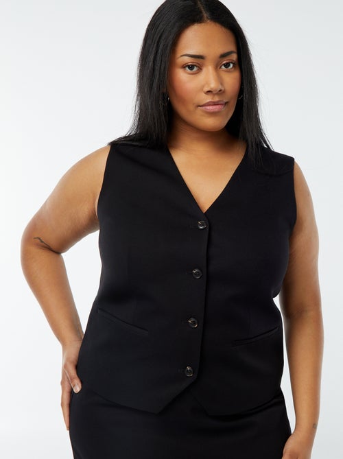 Giacca senza maniche con apertura con bottoni - Kiabi