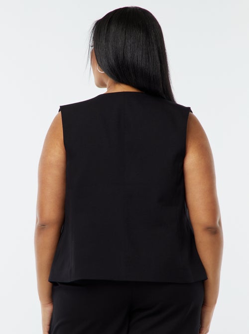 Giacca senza maniche con apertura con bottoni - Kiabi