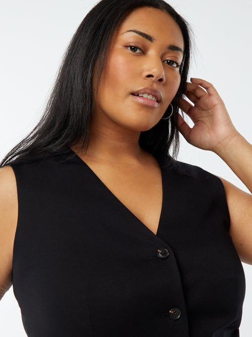 Giacca senza maniche con apertura con bottoni - Kiabi