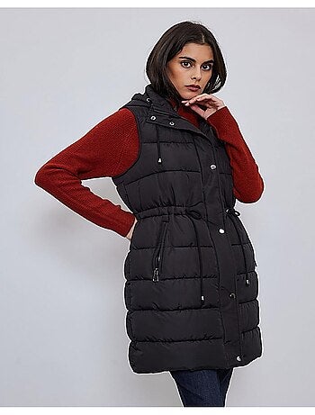 Giacca senza maniche con cappuccio Kebello