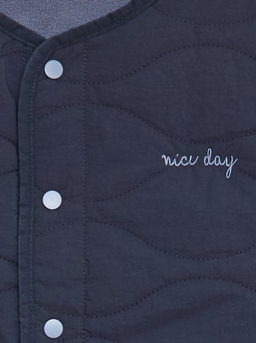 Giacca senza maniche double face - Kiabi