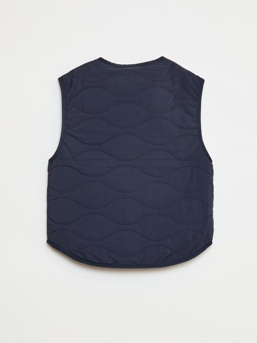 Giacca senza maniche double face - Kiabi