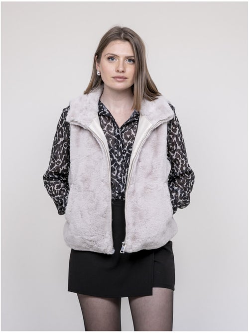 Giacca senza maniche finta pelliccia UNIKA - Kiabi