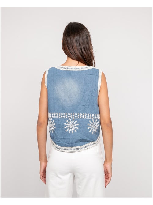 Giacca senza maniche jeans UTESS - Kiabi