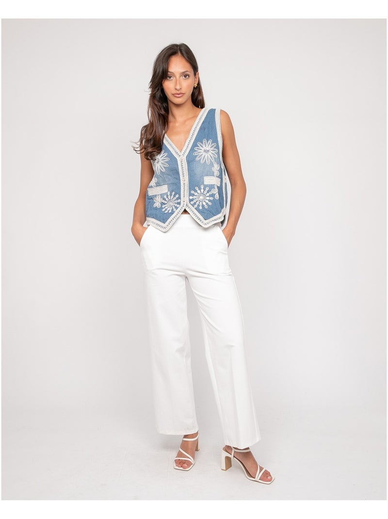 Giacca senza maniche jeans UTESS Blu - Kiabi