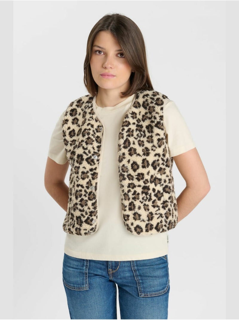 Giacca senza maniche sanrygi Beige - Kiabi