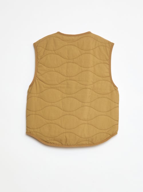 Giacca senza maniche trapuntata double face - Kiabi