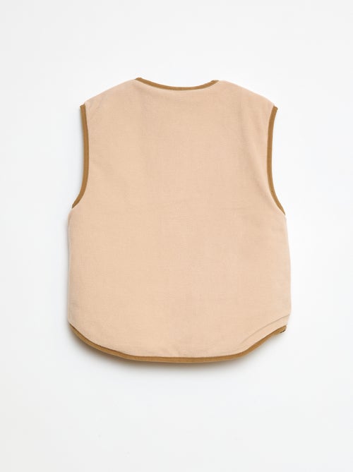 Giacca senza maniche trapuntata double face - Kiabi