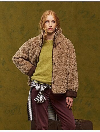 Giacca shearling, mo fashion