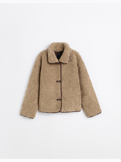 Giacca shearling, mo fashion - Kiabi Giacca shearling, mo fashion - Kiabi