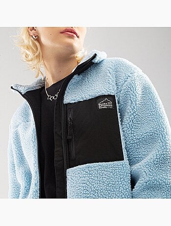Giacca sherpa da donna lifestyle donna azure-w