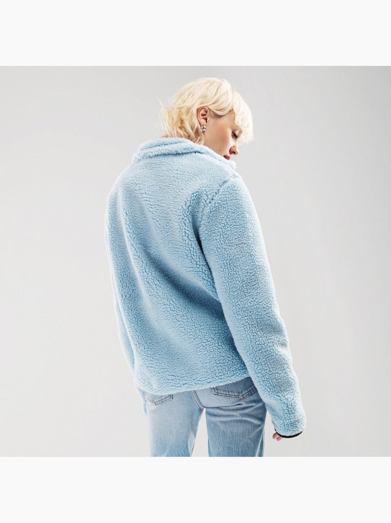 Giacca sherpa da donna lifestyle donna azure-w Blu - Kiabi