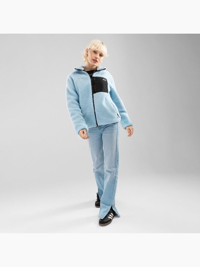 Giacca sherpa da donna lifestyle donna azure-w Blu - Kiabi