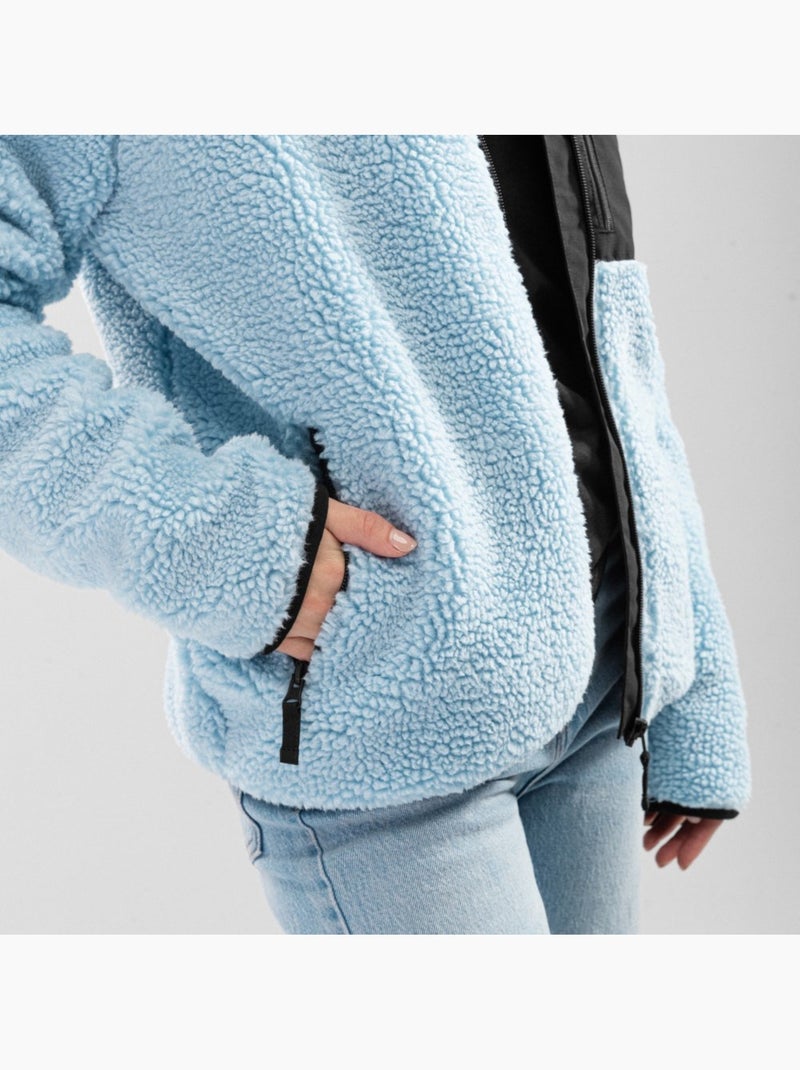 Giacca sherpa da donna lifestyle donna azure-w Blu - Kiabi
