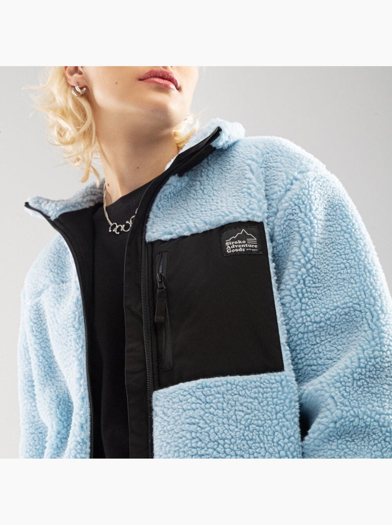 Giacca sherpa da donna lifestyle donna azure-w Blu - Kiabi