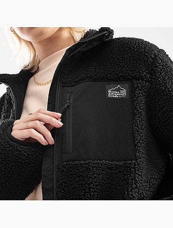 Giacca sherpa da donna lifestyle donna blackcomb-w