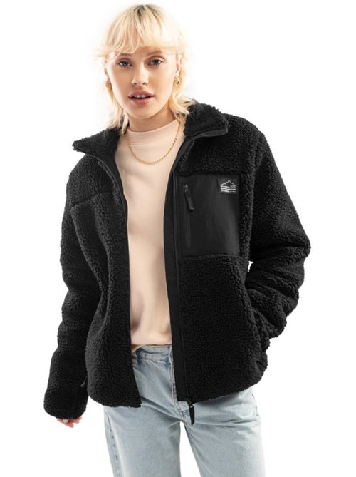 Giacca sherpa da donna lifestyle donna blackcomb-w - Kiabi Giacca sherpa da donna lifestyle donna blackcomb-w - Kiabi