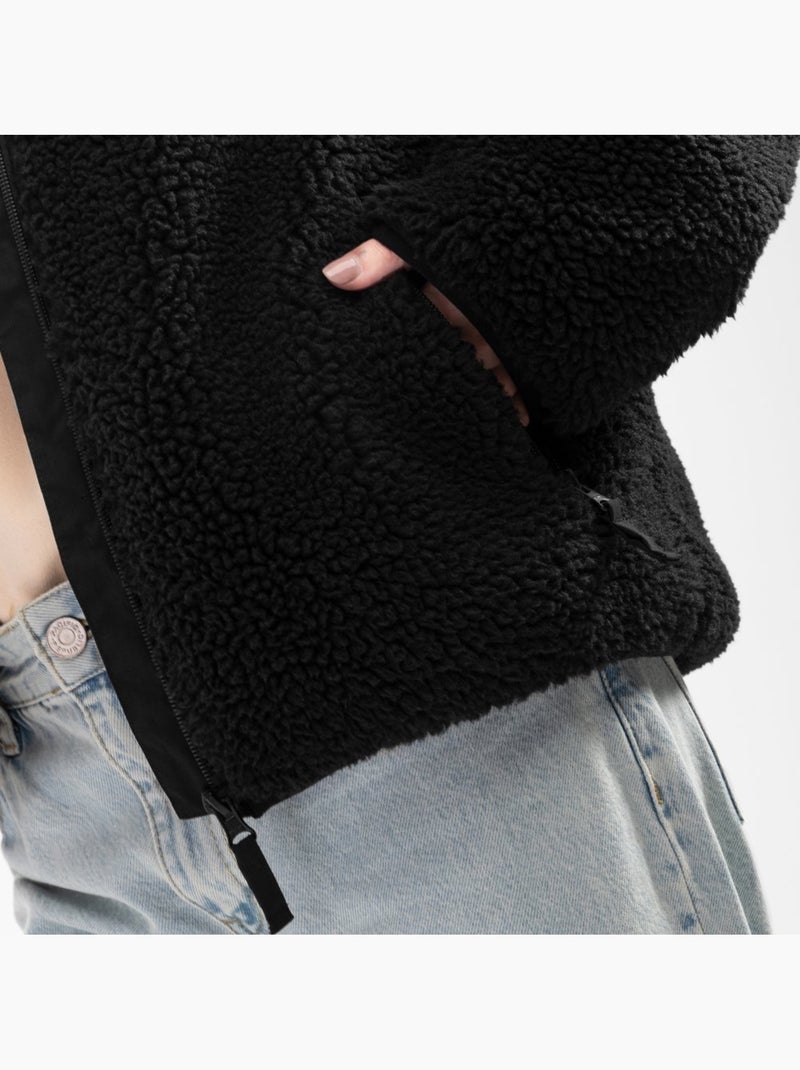 Giacca sherpa da donna lifestyle donna blackcomb-w Nero - Kiabi